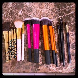Assorted makeup brushes from Sephora